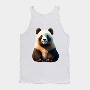 Just a Smily Baby Panda 3 Tank Top